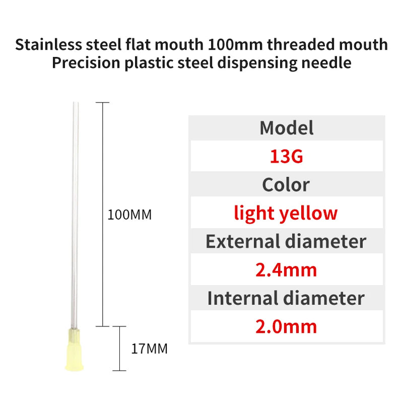 Blunt Luer Dispensing Needle 13g 4inch