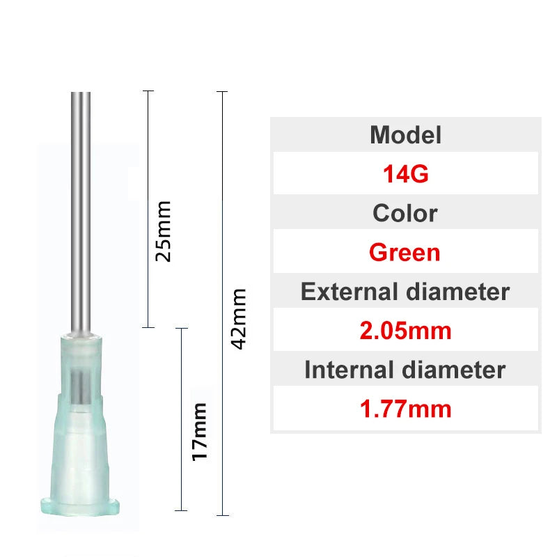 Blunt Luer Dispensing Needle 14g 1inch 