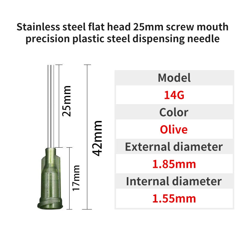 Blunt Luer Dispensing Needle 14g 1inch c