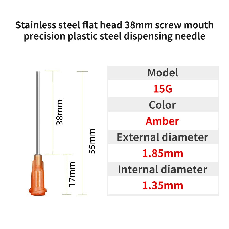 Blunt Luer Dispensing Needle 15g 1.5inch