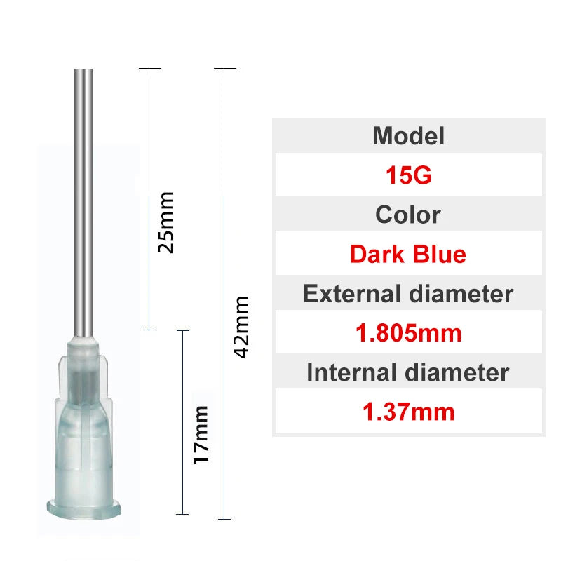 Blunt Luer Dispensing Needle 15g 1inch 