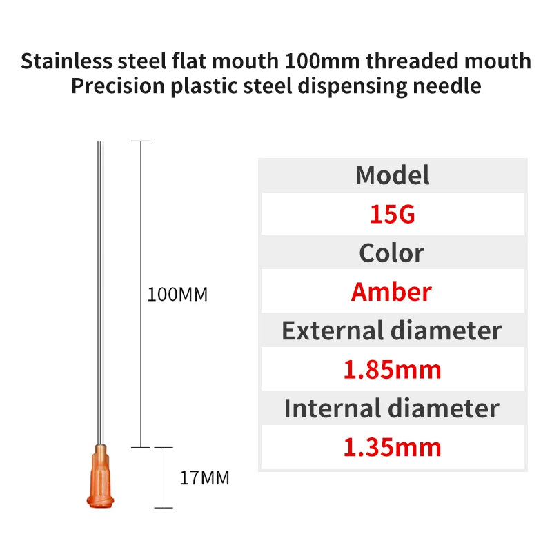 Blunt Luer Dispensing Needle 15g 4inch