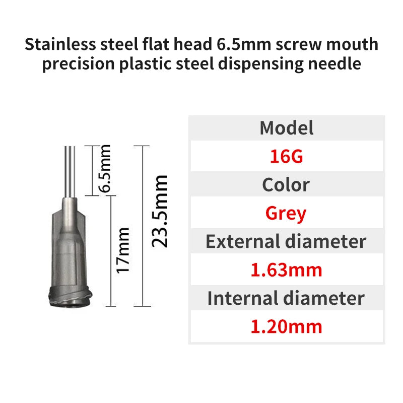 Blunt Luer Dispensing Needle 16g 0.25inch b