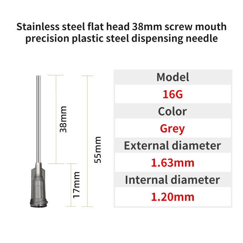 Blunt Luer Dispensing Needle 16g 1.5inch