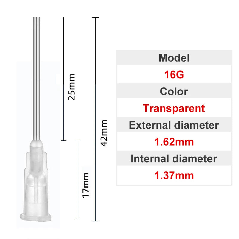 Blunt Luer Dispensing Needle 16g 1inch 