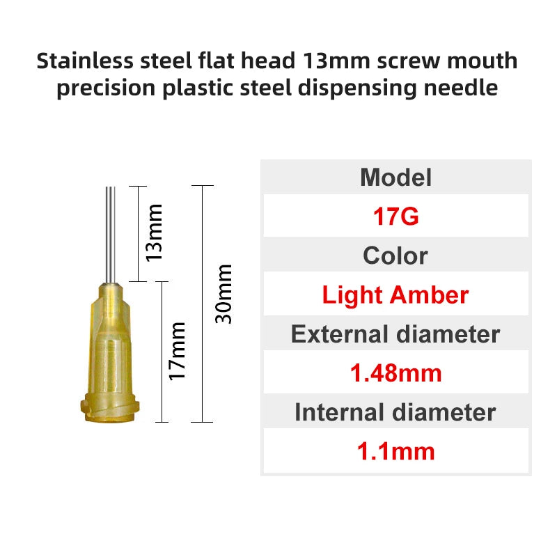 Blunt Luer Dispensing Needle 17g 0.5inch b