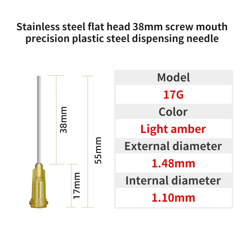 Blunt Luer Dispensing Needle 17g 1.5inch