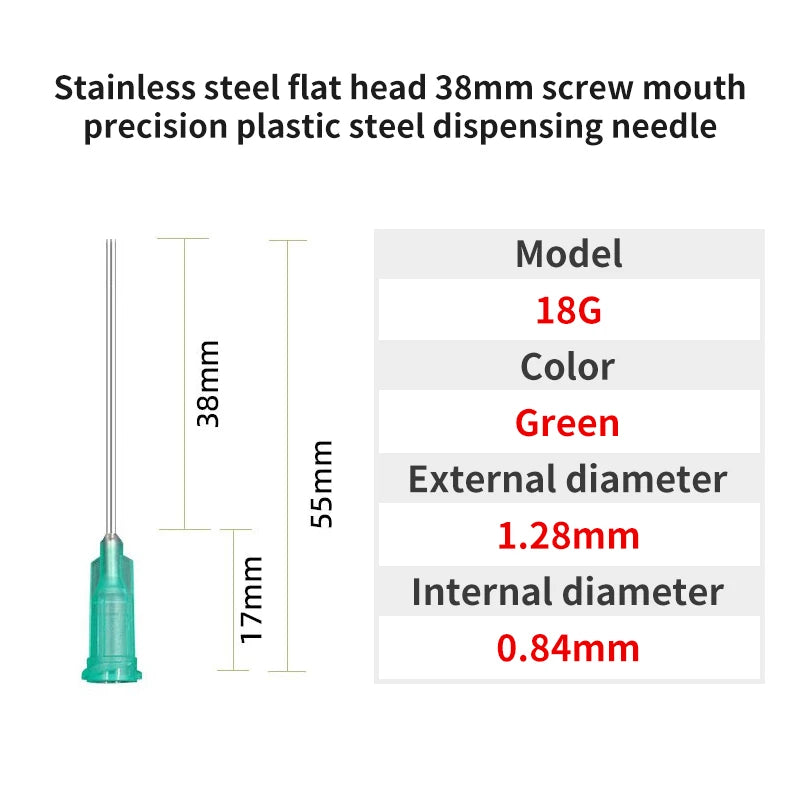 Blunt Luer Dispensing Needle 18g 1.5inch