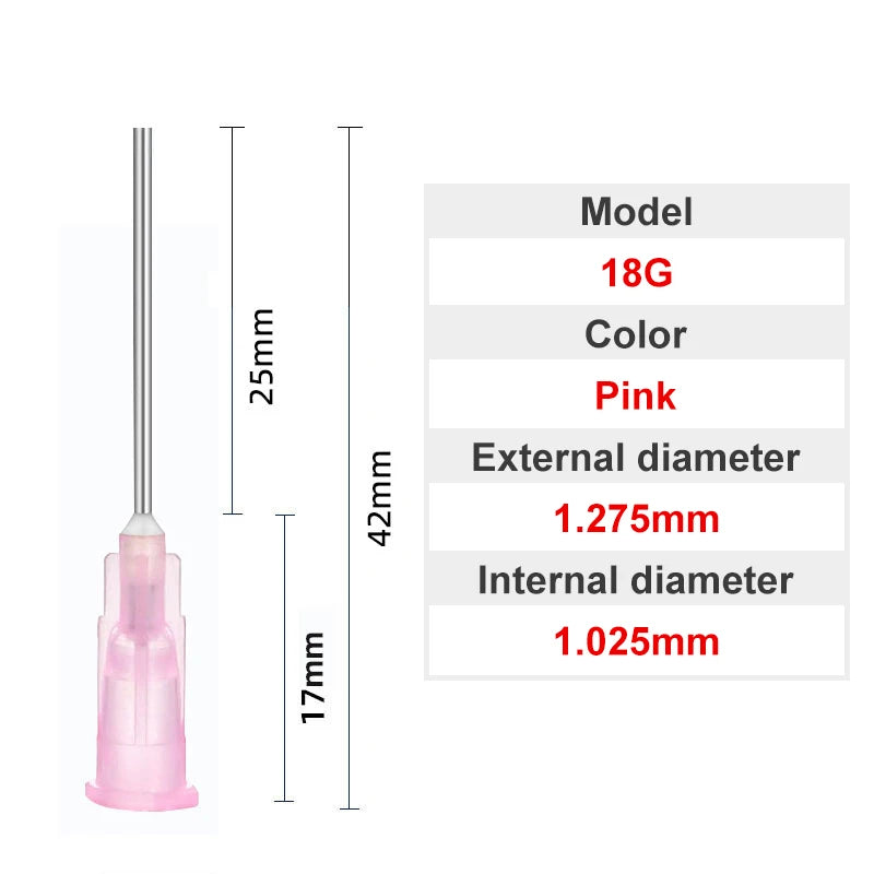 Blunt Luer Dispensing Needle 18g 1inch 