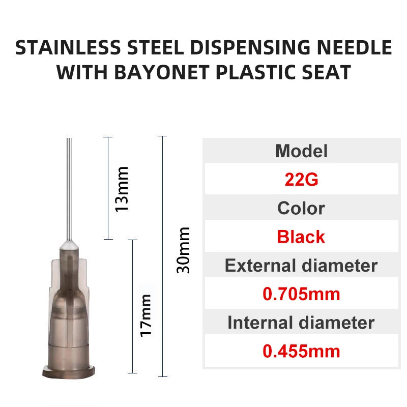 Blunt Luer Dispensing Needle 22g 0.5inch 