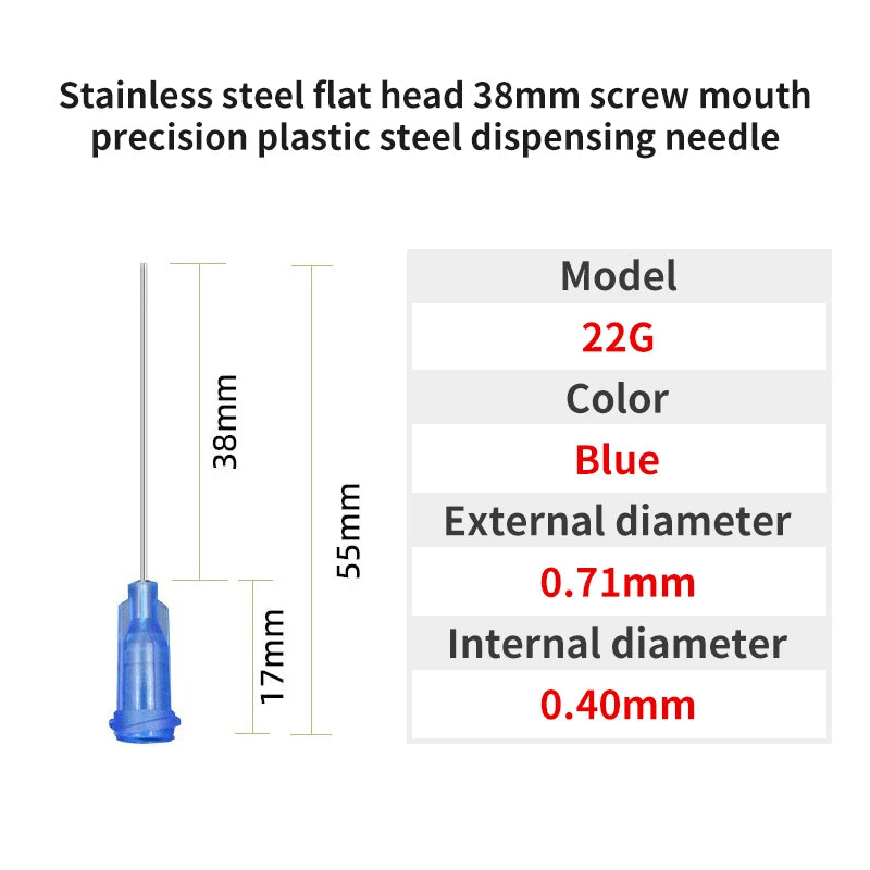 Blunt Luer Dispensing Needle 22g 1.5inch