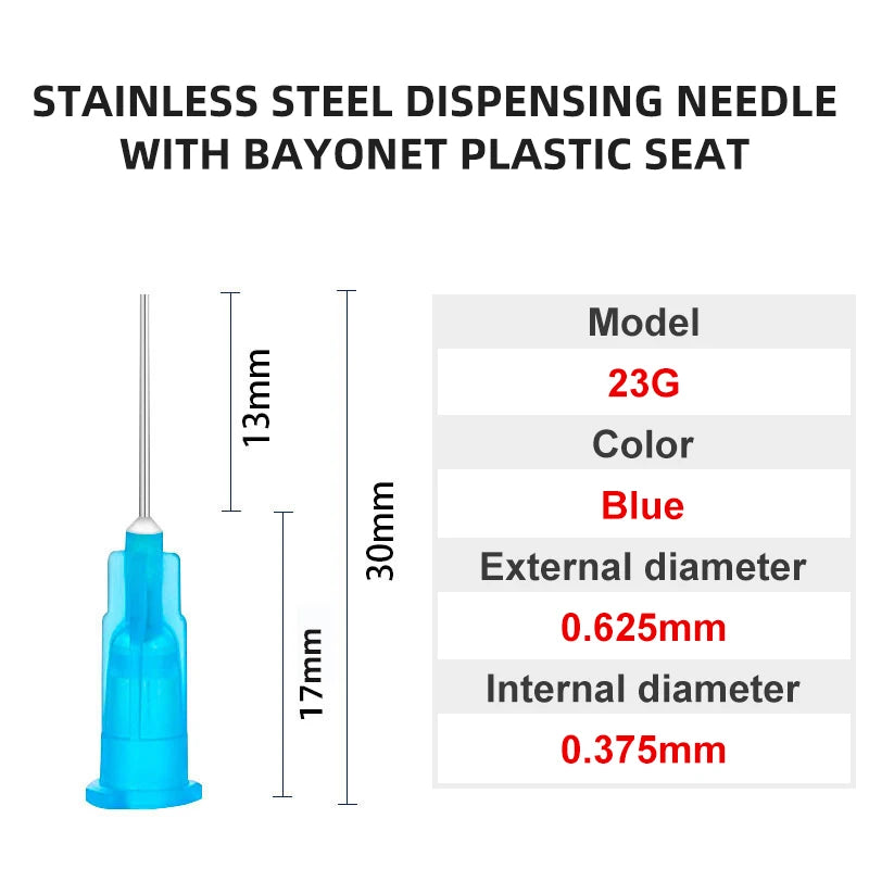 Blunt Luer Dispensing Needle 23g 0.5inch 