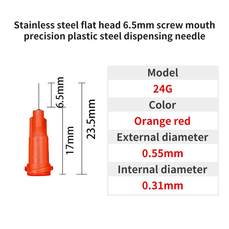 Blunt Luer Dispensing Needle 24g 0.25inch b