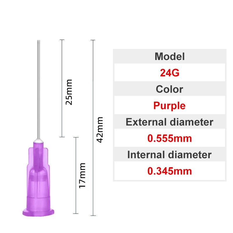 Blunt Luer Dispensing Needle 24g 1inch 