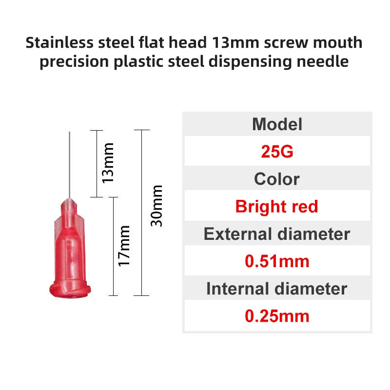 Blunt Luer Dispensing Needle 25g 0.5inch b