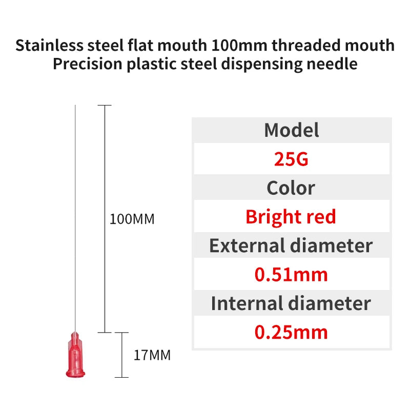 Blunt Luer Dispensing Needle 25g 4inch