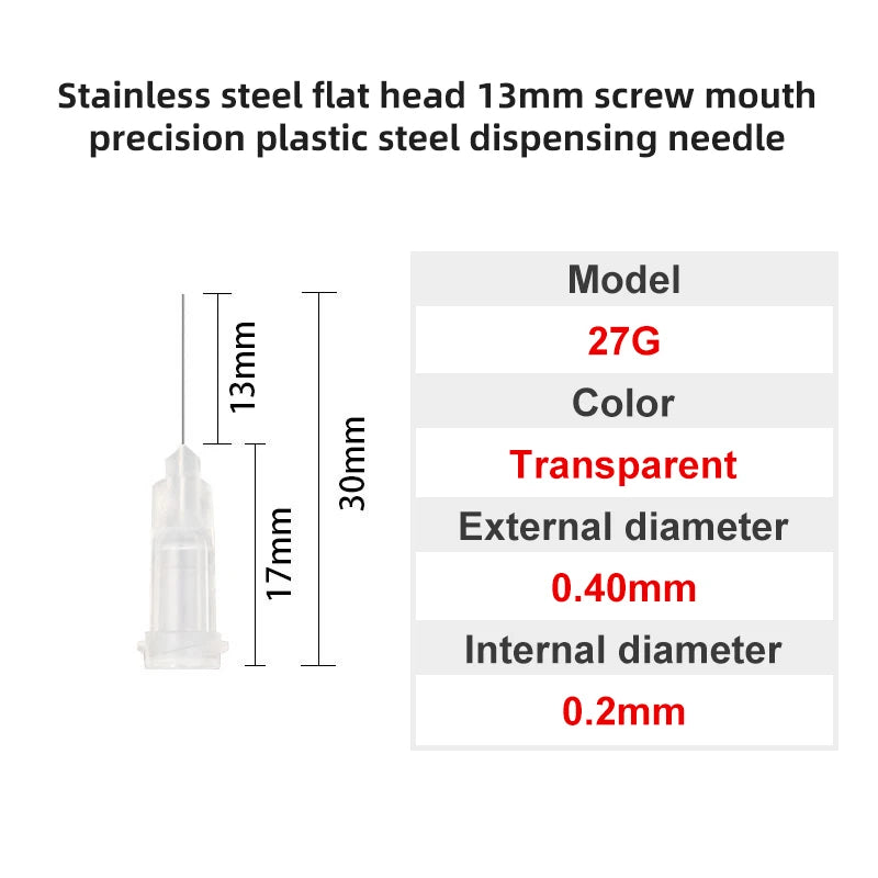 Blunt Luer Dispensing Needle 27g 0.5inch c