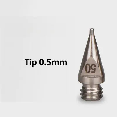 Split Stainless Steel 303 Precision Tapered Dispensing Tip (because of "split", you have to buy the Tip and the Hub separately)