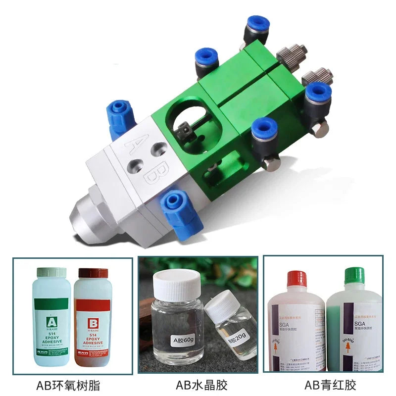 31AB Two-component glue Automatic glue drip proof dispensing valve Fluid Dispenser Parts Dispensing AB Dispensing machine