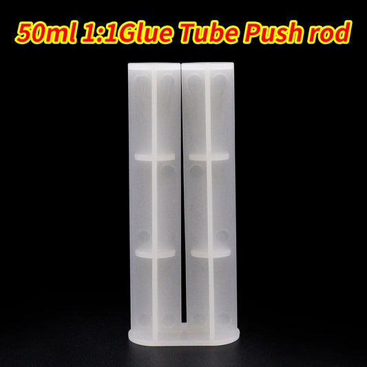 5pcs 50ml AB Glue Tube Push Rod  Manual Push Rod 1:1, 2:1, 10:1 AB Glue Dual-component Manual Push Rod for AB Glue Dispensing