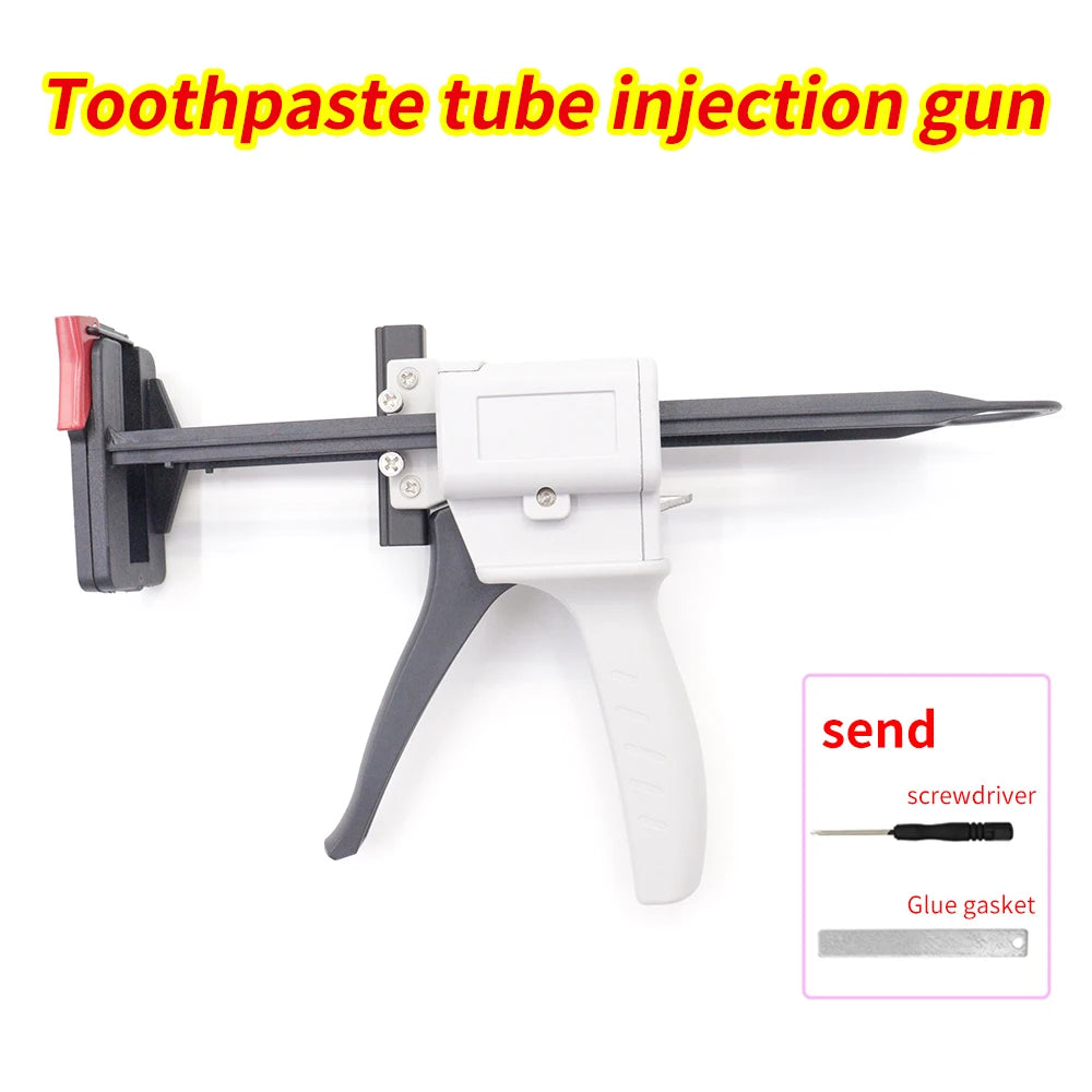 704 Toothpaste Glue Gun Silicone Manual Glue Gun Repair Tool Sealant Manual Extruder Injection Gun Epoxy Resin Tool